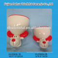 Best selling ceramic christmas decoration,ceramic deer head decoration